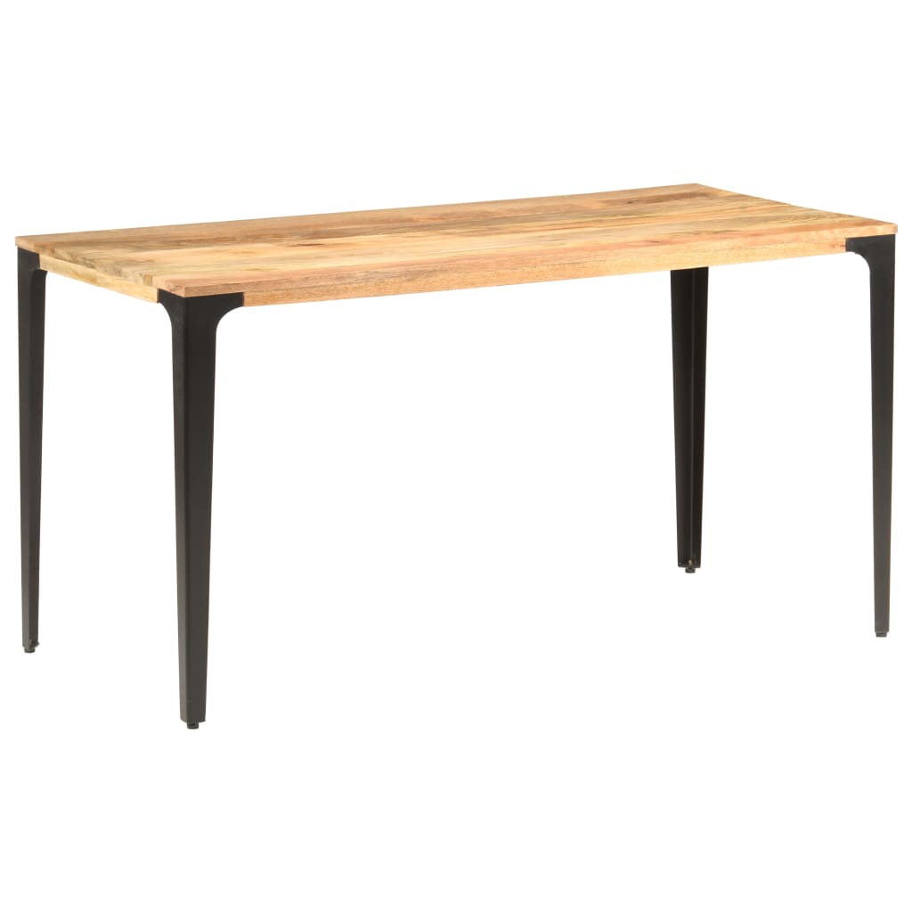 vidaXL Mesa de comedor de madera maciza de mango 140x70x76 cm