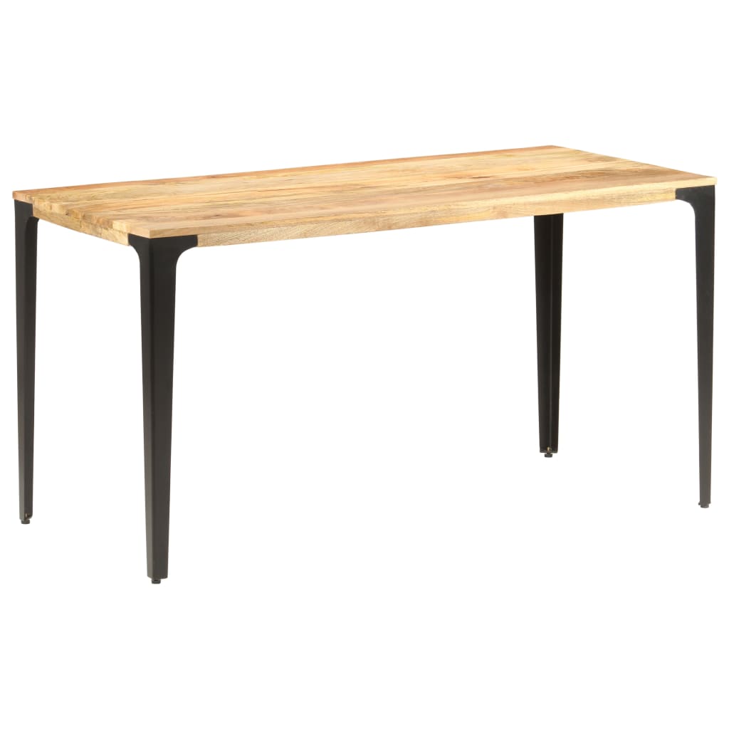 vidaXL Mesa de comedor de madera maciza de mango 140x70x76 cm