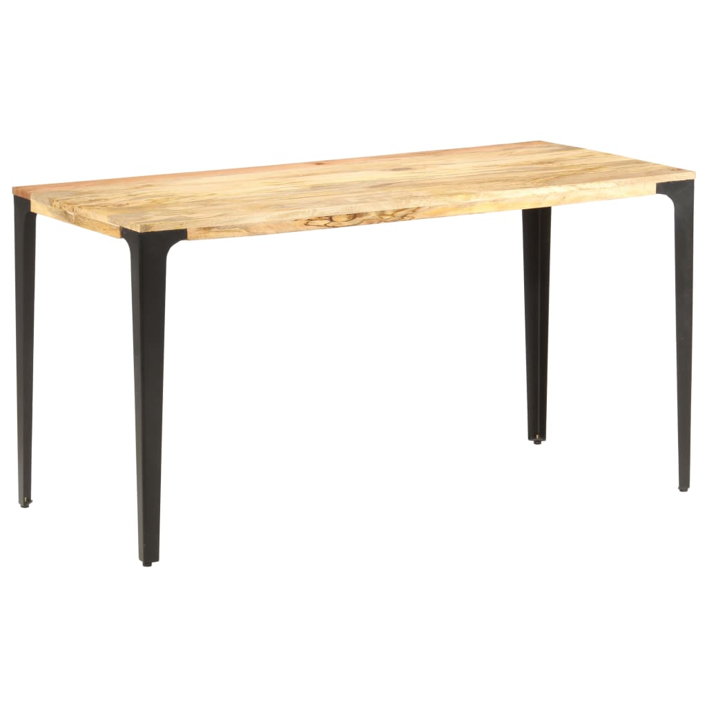 vidaXL Mesa de comedor de madera maciza de mango 140x70x76 cm