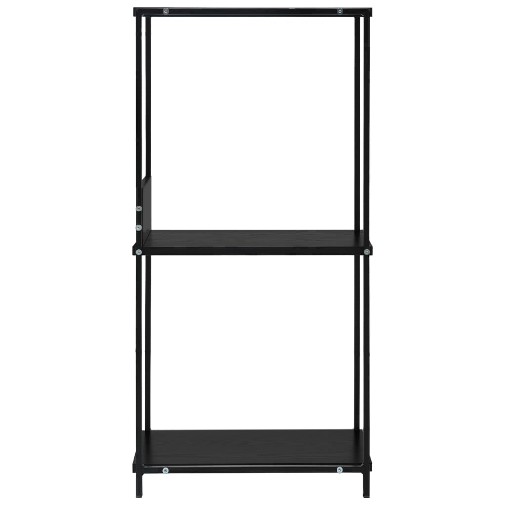 vidaXL Estantería pequeña madera de ingeniería negro 33,5x39,6x79,7 cm