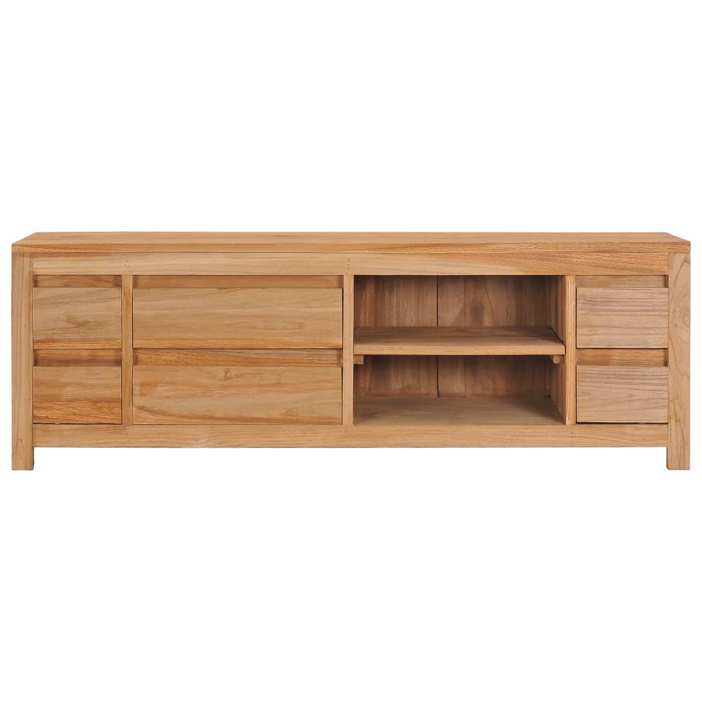 vidaXL Mueble de TV de madera maciza de acacia 120x30x40 cm