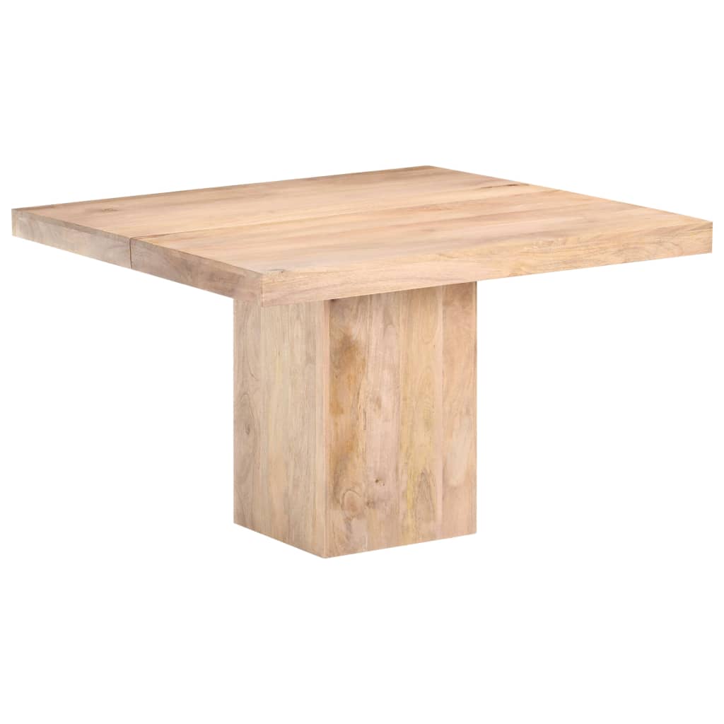 vidaXL Mesa de comedor de madera maciza de mango 120x120x77 cm