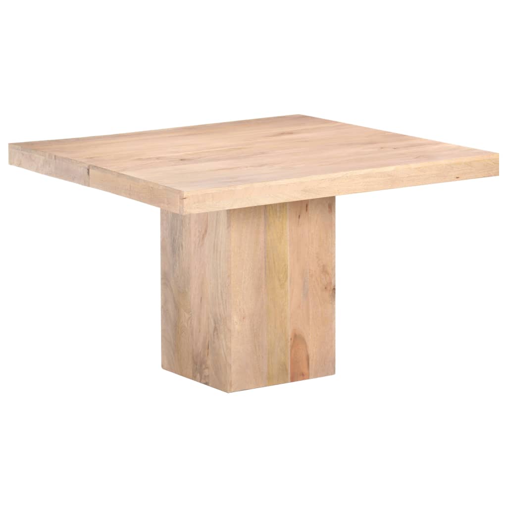 vidaXL Mesa de comedor de madera maciza de mango 120x120x77 cm