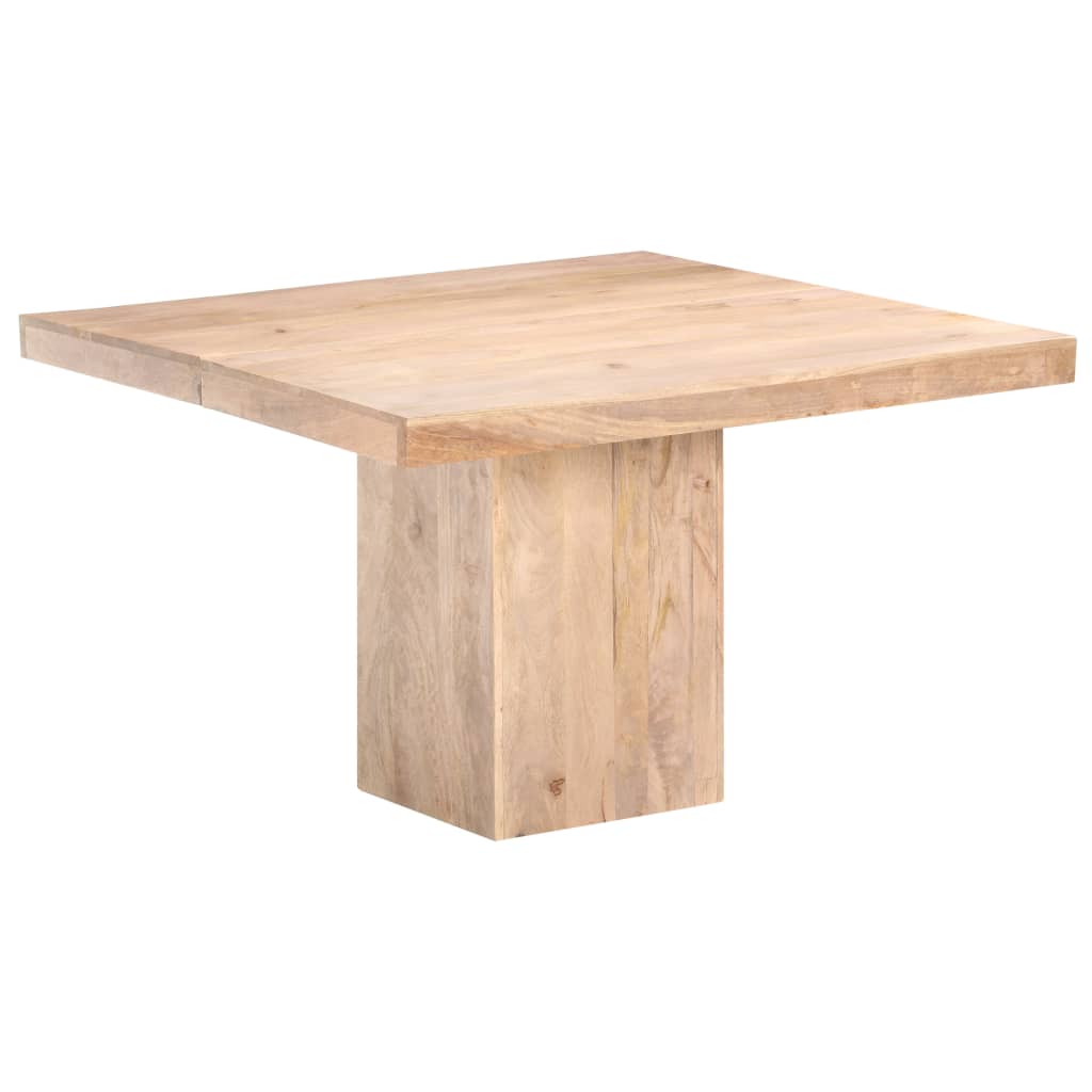 vidaXL Mesa de comedor de madera maciza de mango 120x120x77 cm