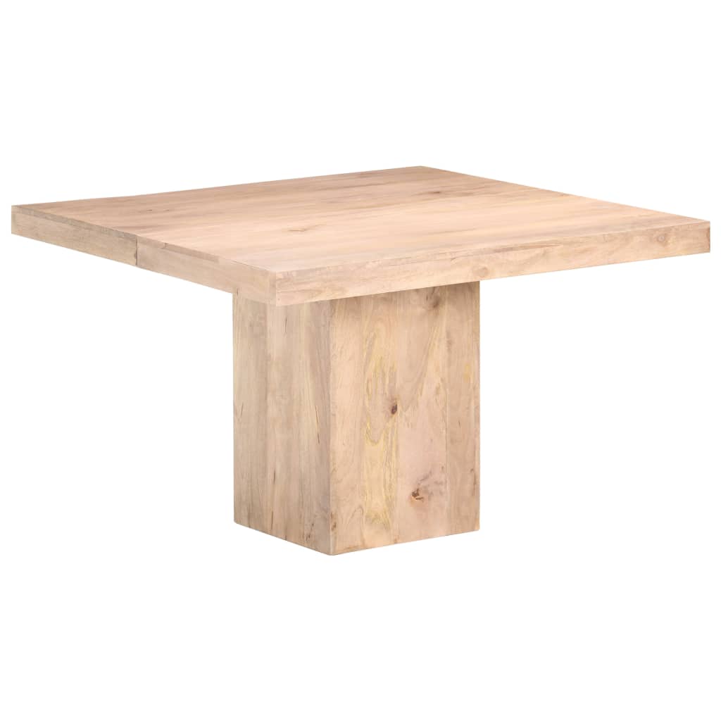 vidaXL Mesa de comedor de madera maciza de mango 120x120x77 cm