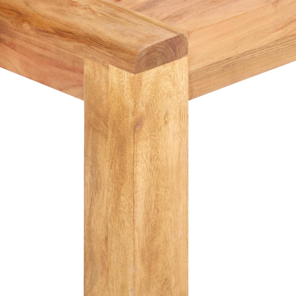 vidaXL Mesa de centro madera maciza acacia acabado miel 110x60x35 cm