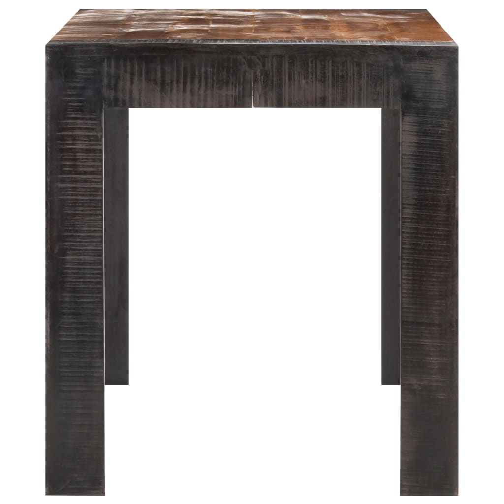 vidaXL Mesa de comedor de madera maciza de mango rugosa 140x70x76 cm