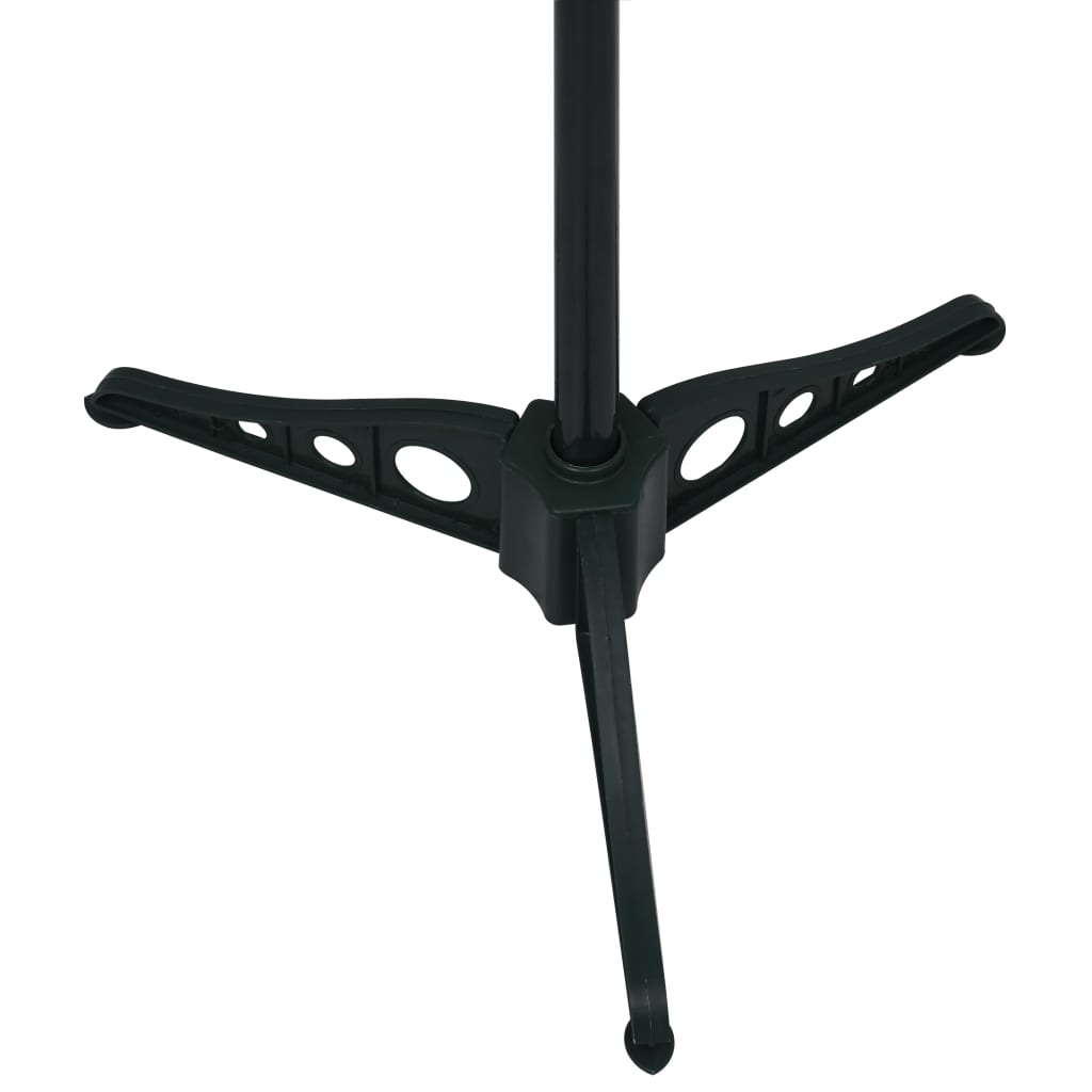 vidaXL Árbol de Navidad artificial emergente PET negro 150 cm