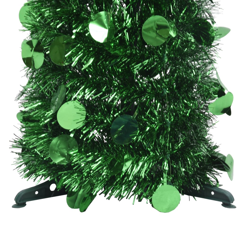 vidaXL Árbol de Navidad artificial emergente PET verde 120 cm