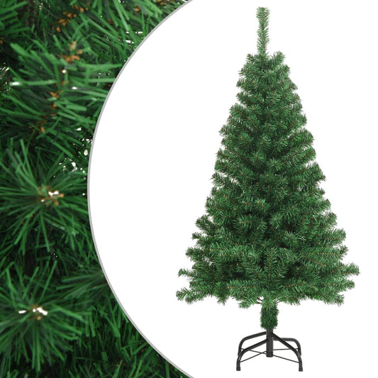 vidaXL Árbol de Navidad artificial con ramas gruesas PVC verde 150 cm