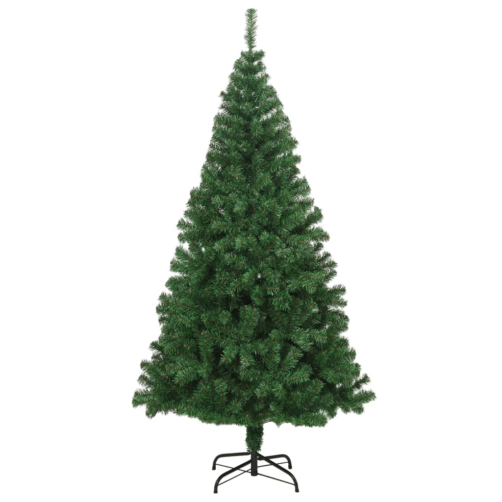 vidaXL Árbol de Navidad artificial con ramas gruesas PVC verde 180 cm