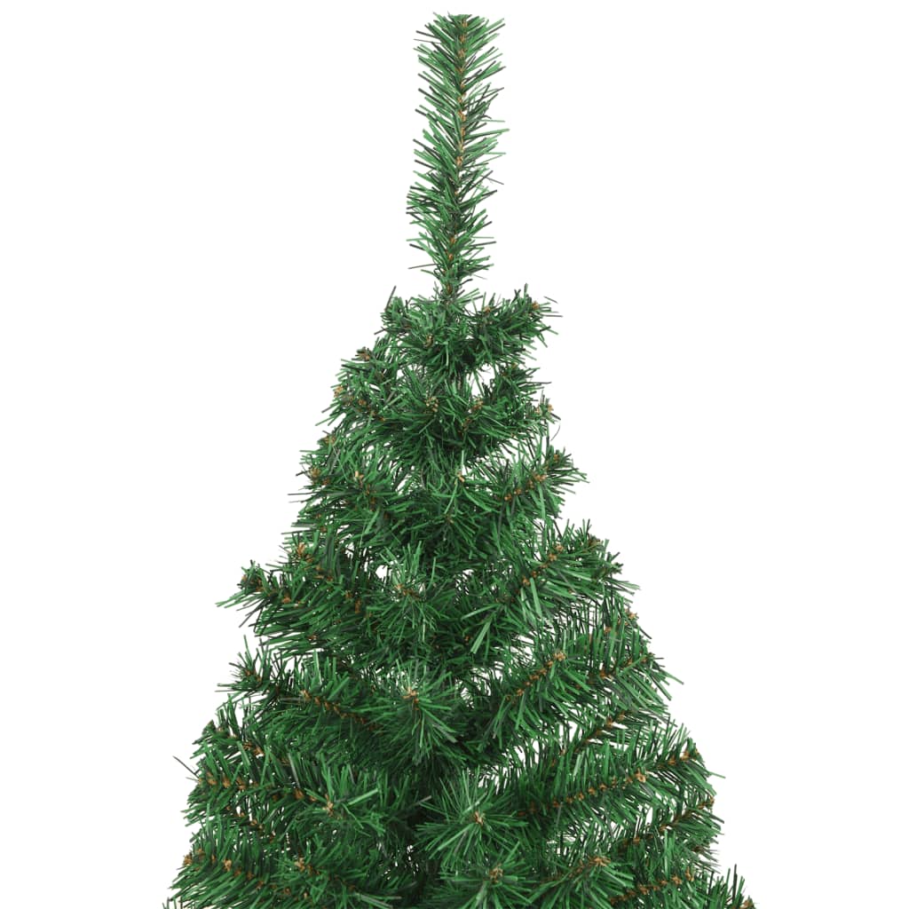 vidaXL Árbol de Navidad artificial con ramas gruesas PVC verde 180 cm