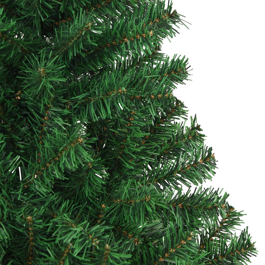 vidaXL Árbol de Navidad artificial con ramas gruesas PVC verde 180 cm