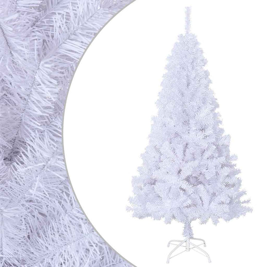 vidaXL Árbol de Navidad artificial con ramas gruesas PVC blanco 150 cm