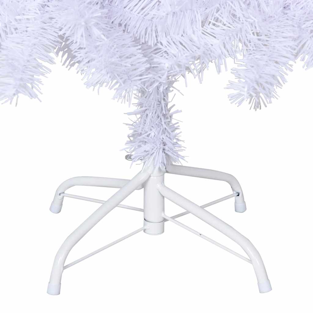 vidaXL Árbol de Navidad artificial con ramas gruesas PVC blanco 150 cm