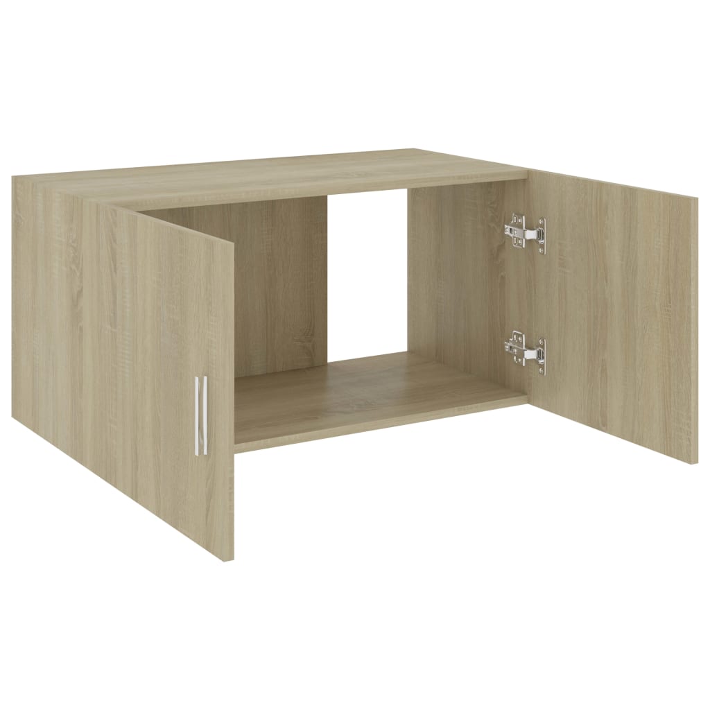 vidaXL Armario de pared madera ingeniería roble Sonoma 80x39x40 cm