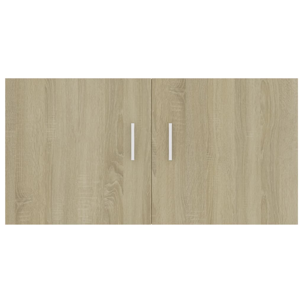 vidaXL Armario de pared madera ingeniería roble Sonoma 80x39x40 cm