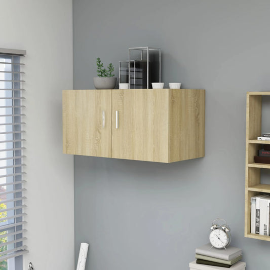 vidaXL Armario de pared madera ingeniería roble Sonoma 80x39x40 cm