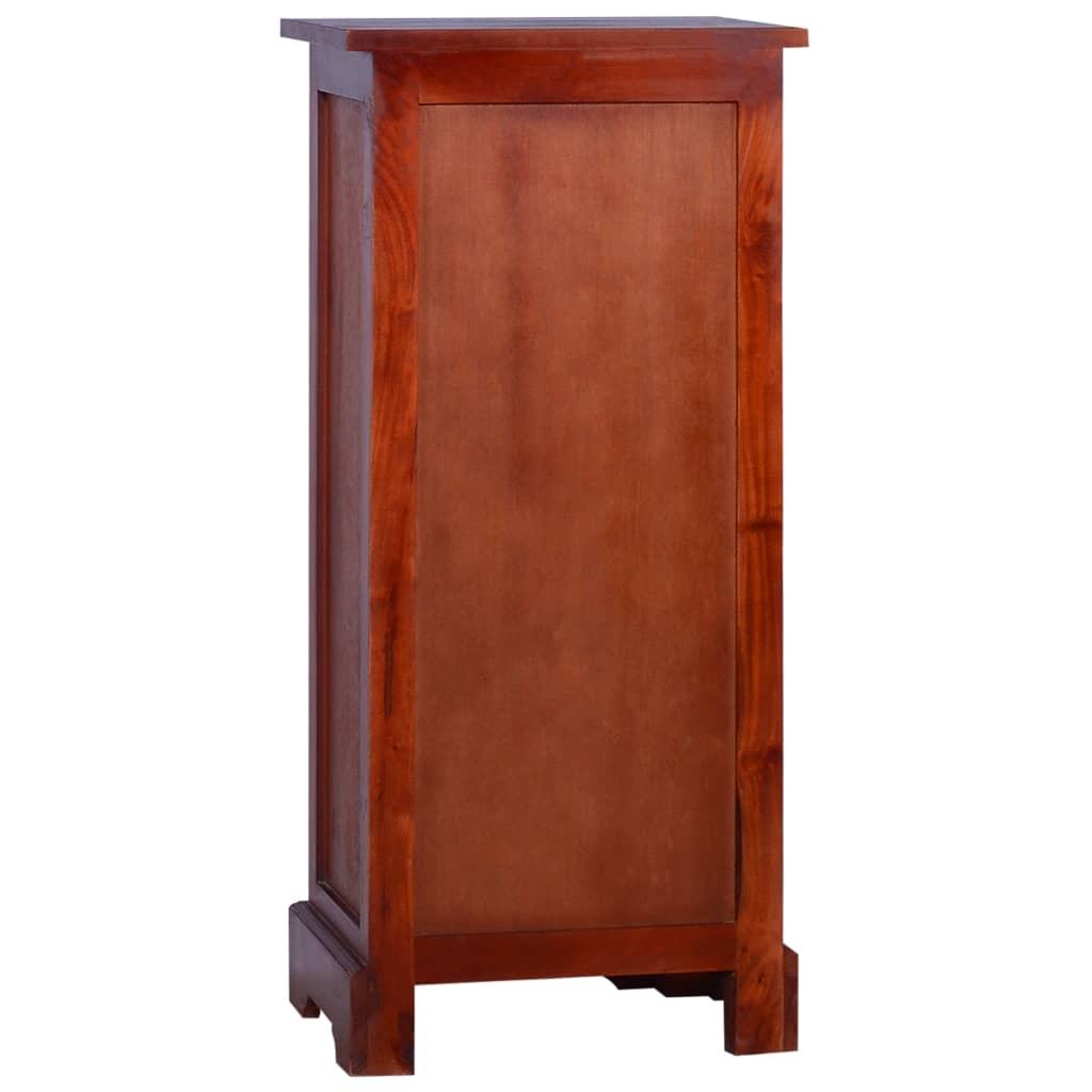 vidaXL Cajonera clásica madera de caoba maciza marrón 45x35x100 cm