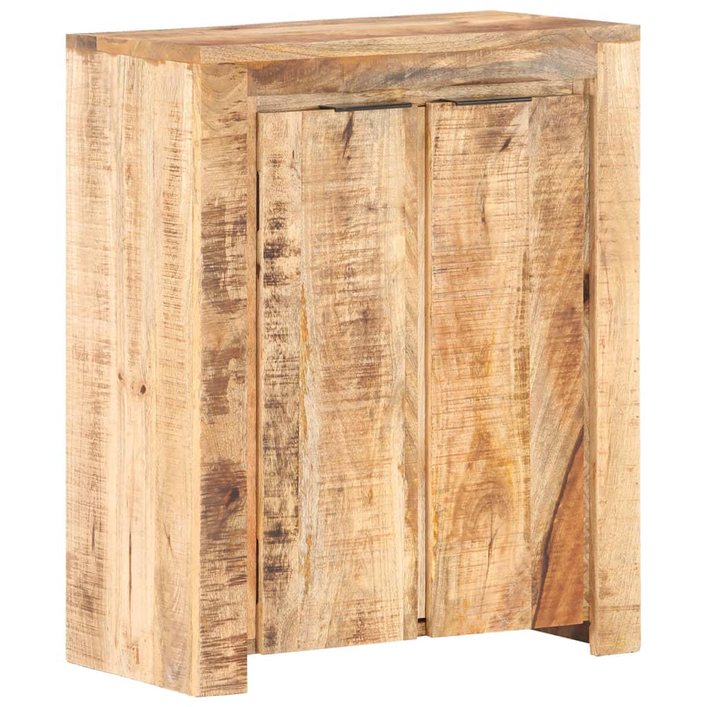 vidaXL Aparador de madera de mango rugosa 59x33x75 cm