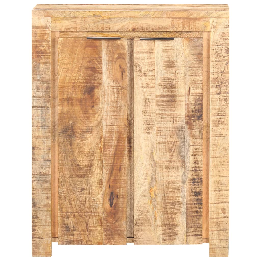 vidaXL Aparador de madera de mango rugosa 59x33x75 cm