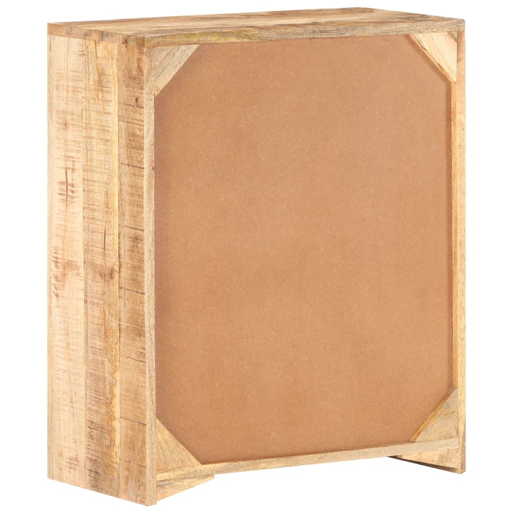 vidaXL Aparador de madera de mango rugosa 59x33x75 cm