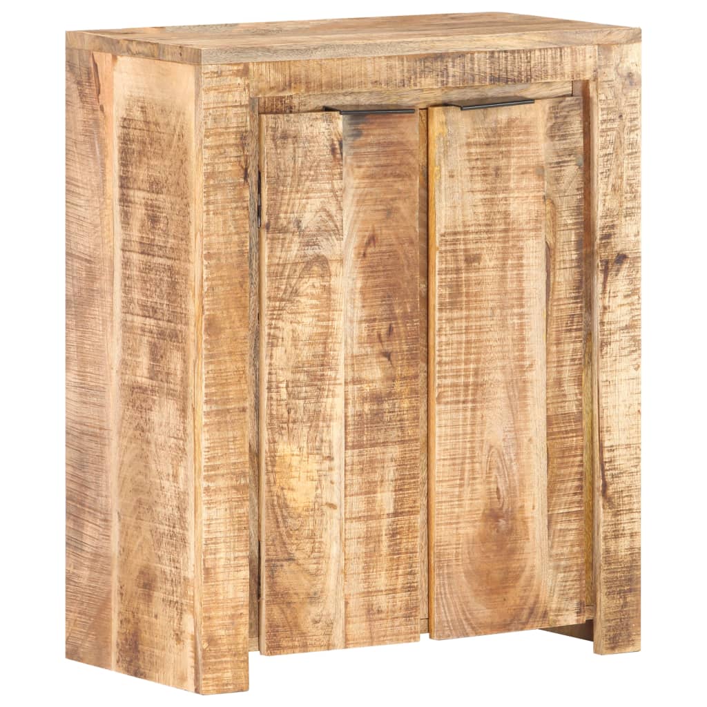 vidaXL Aparador de madera de mango rugosa 59x33x75 cm