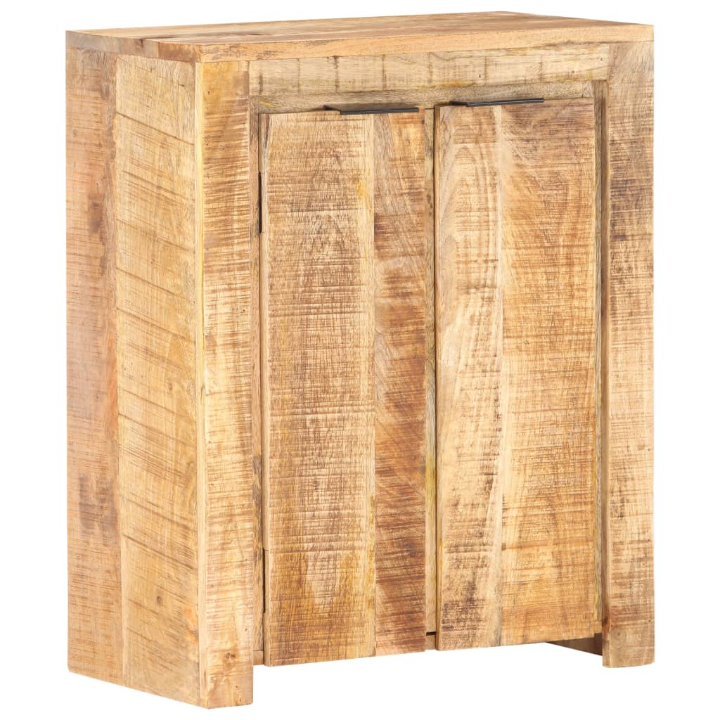 vidaXL Aparador de madera de mango rugosa 59x33x75 cm