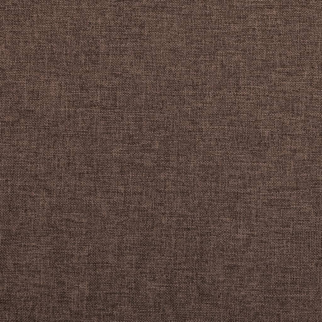 vidaXL Cortina opaca con ojales look de lino gris taupe 290x245 cm