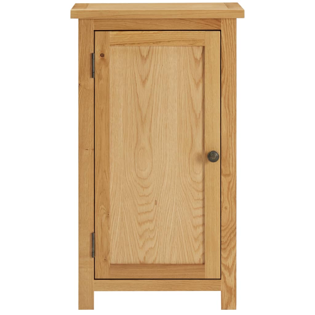 vidaXL Aparador de madera de roble maciza 45x32x85 cm