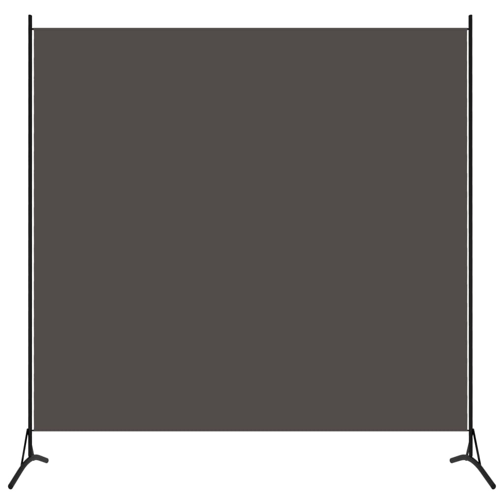 vidaXL Biombo divisor de 1 panel gris antracita 175x180 cm