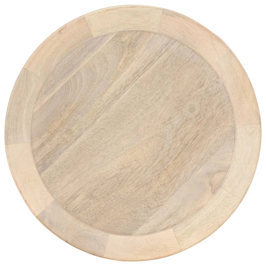 vidaXL Mesa auxiliar de madera maciza de mango Ø40x45 cm