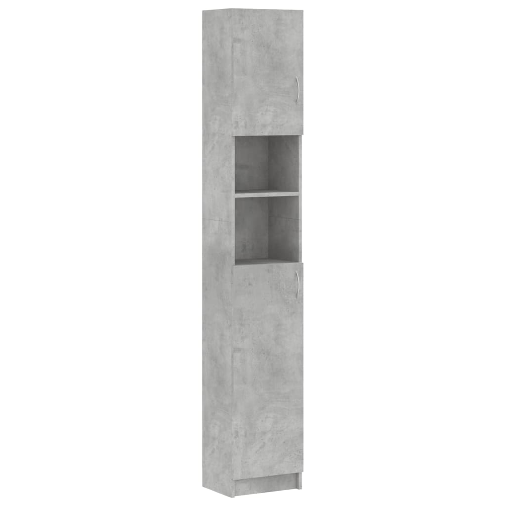 vidaXL Mueble para lavadora madera de ingeniería gris hormigón