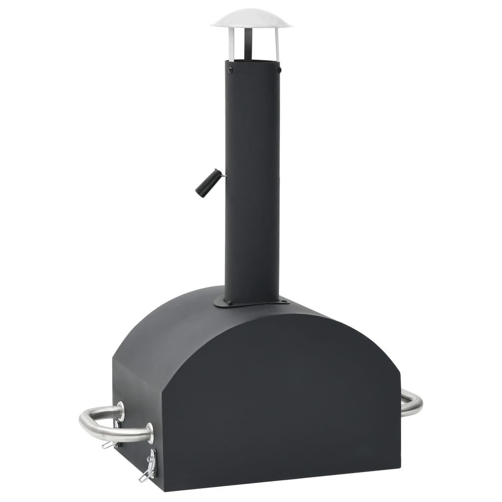 vidaXL Horno de pizza para exterior con piedra para pizza