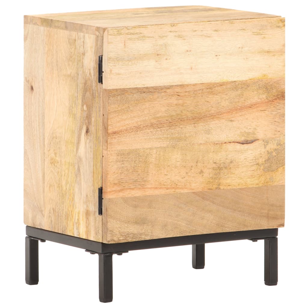 vidaXL Mesita de noche de madera maciza de mango 40x30x51 cm