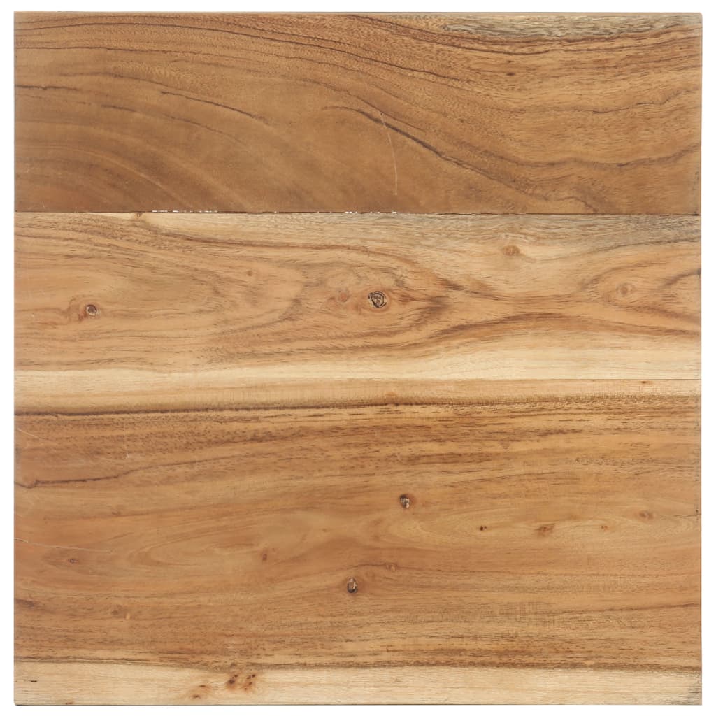 vidaXL Mesa auxiliar de madera maciza de acacia 40x40x35 cm