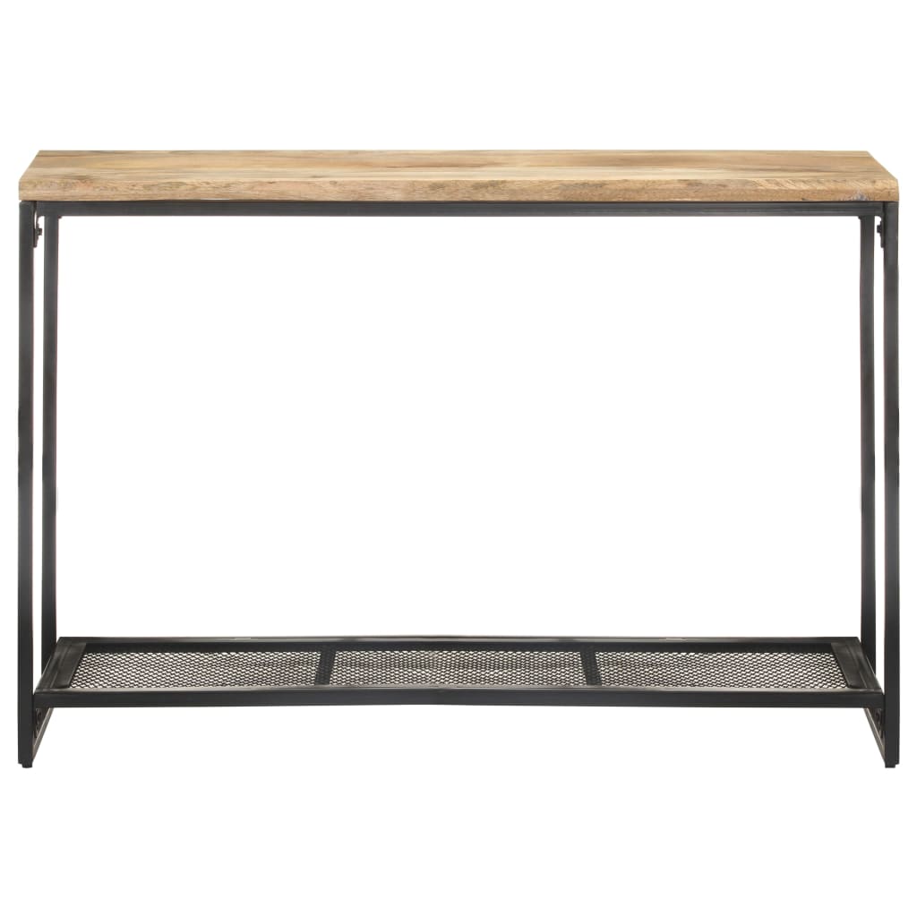 vidaXL Mesa consola de madera maciza de mango 110x35x75 cm