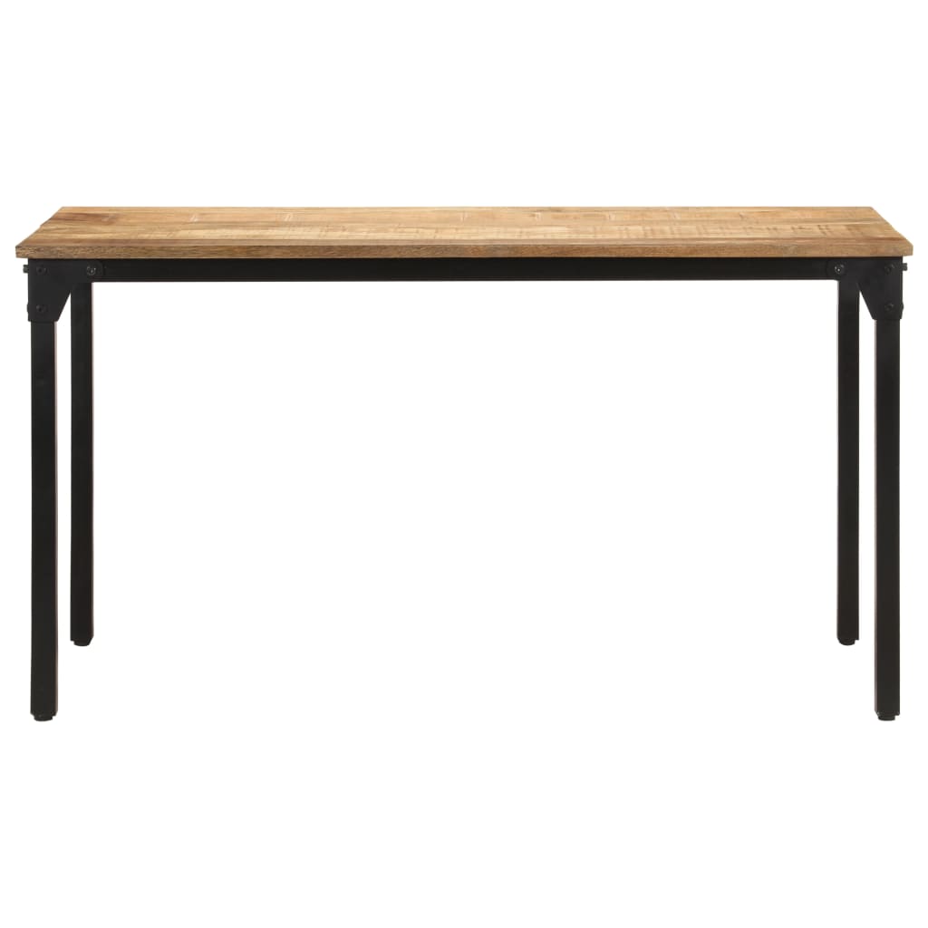 vidaXL Mesa de comedor madera de mango rugosa 140x70x76 cm