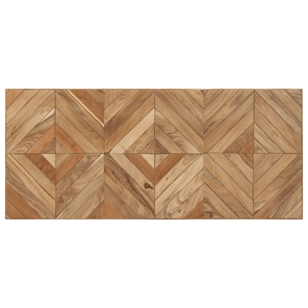 vidaXL Mesa de comedor madera maciza de acacia y mango 160x70x76 cm
