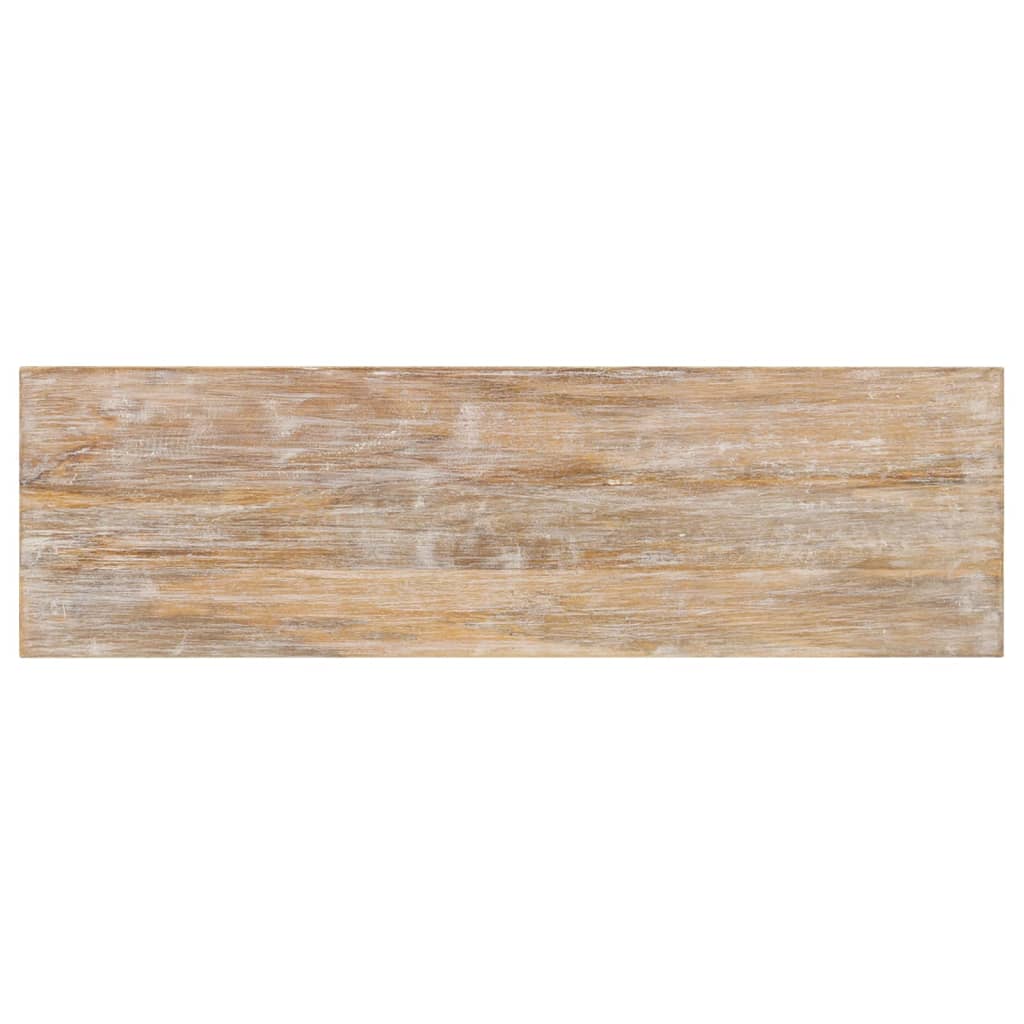 vidaXL Mesa consola de madera maciza de mango 100x30x75 cm