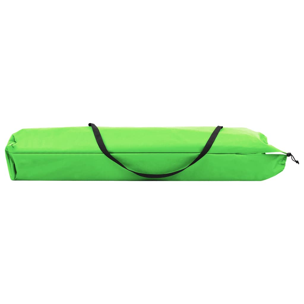 vidaXL Tumbona plegable para 2 personas acero verde