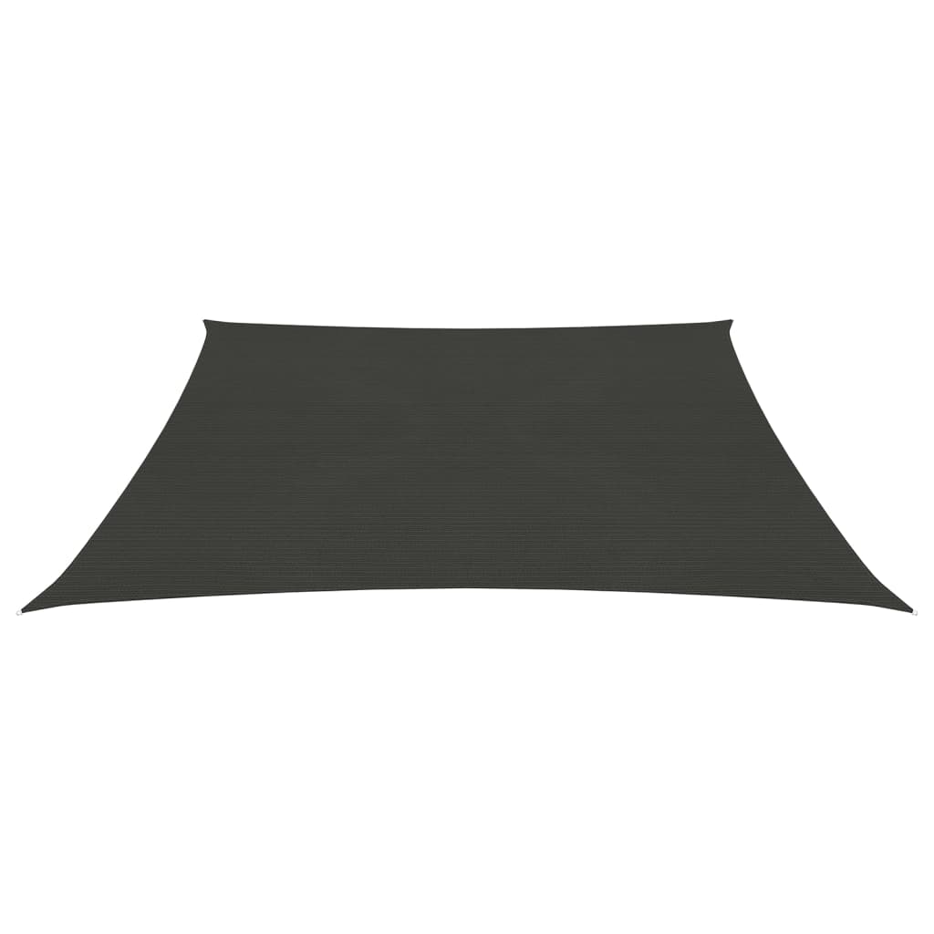 vidaXL Toldo de vela gris antracita HDPE 160 g/m² 3/4x3 m