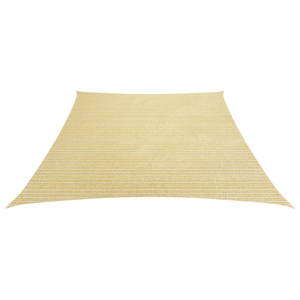 vidaXL Toldo de vela HDPE beige 160 g/m² 3/4x2 m