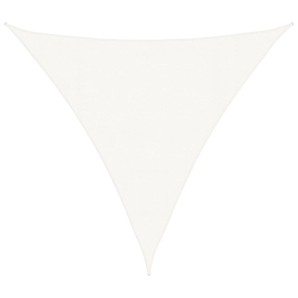 vidaXL Toldo de vela HDPE blanco 160 g/m² 4,5x4,5x4,5 m