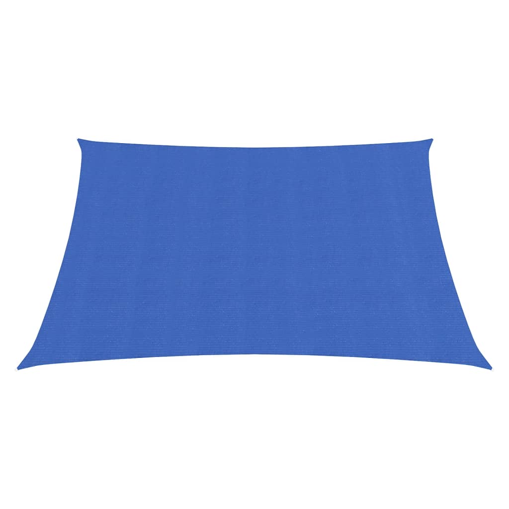 vidaXL Toldo de vela cuadrado HDPE azul 160 g/m² 4,5x4,5 m