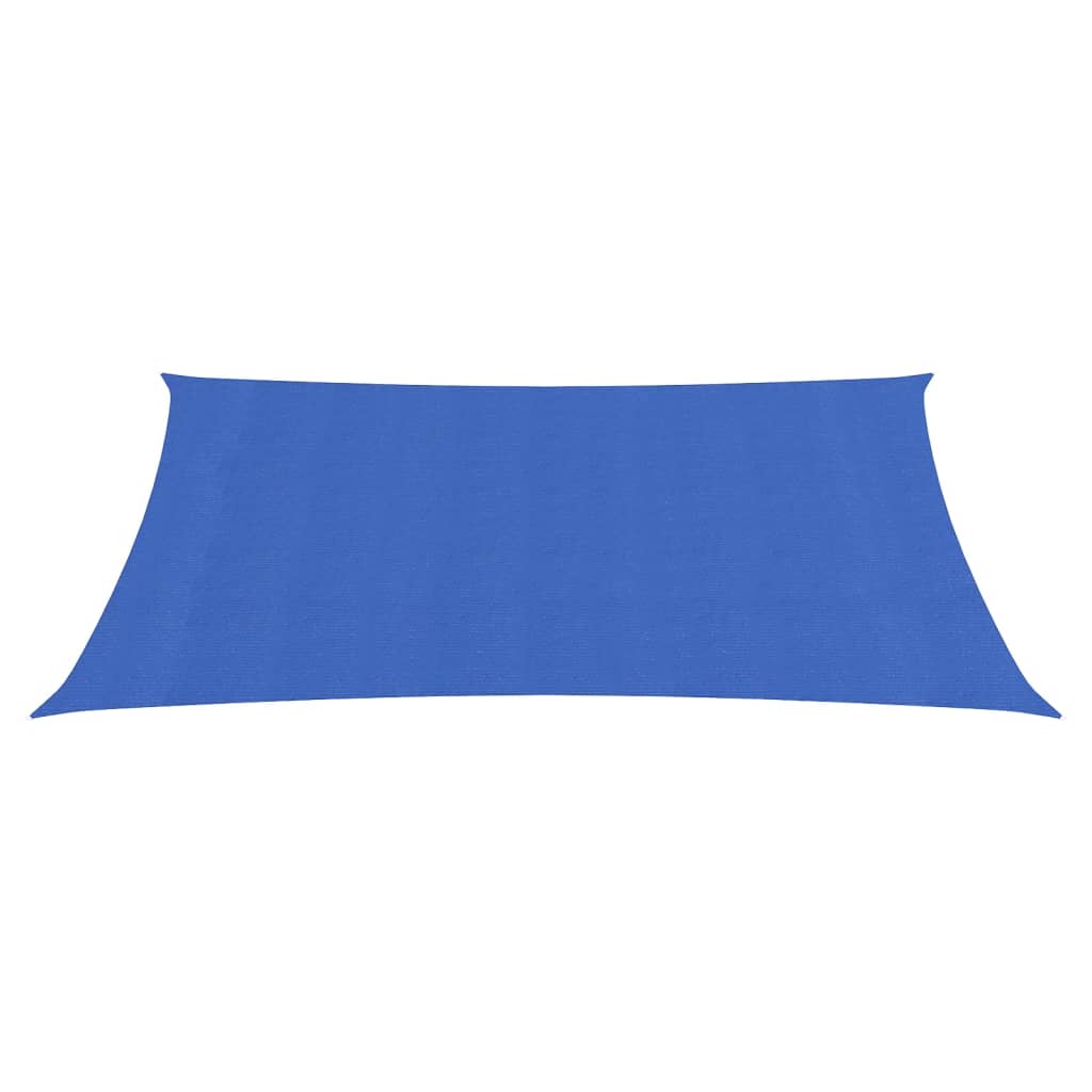 vidaXL Toldo de vela HDPE azul 160 g/m² 2x3 m