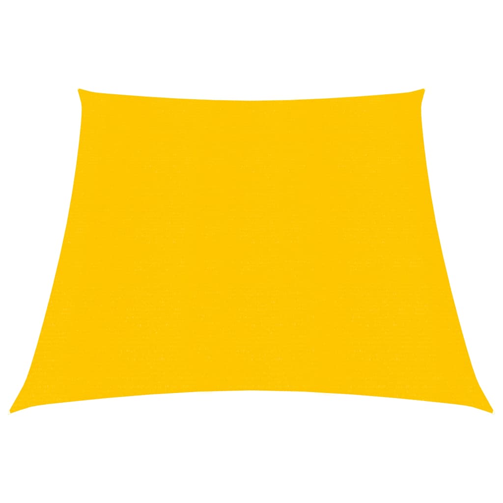 vidaXL Toldo de vela HDPE amarillo 160 g/m² 3/4x3 m