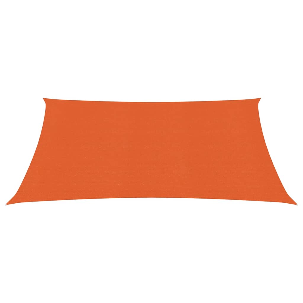 vidaXL Toldo de vela naranja HDPE 160 g/m² 2,5x2,5 m