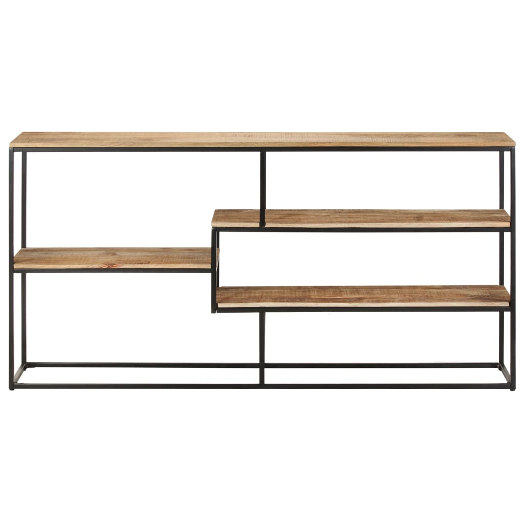 vidaXL Aparador de madera de mango rugosa 150x30x75 cm