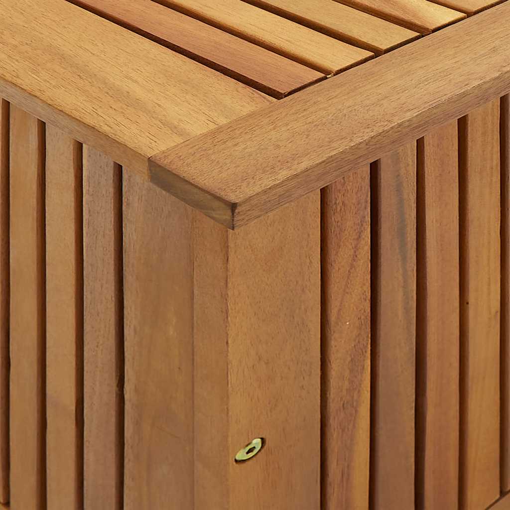 vidaXL Caja de almacenaje de jardín madera maciza acacia 90x50x58 cm